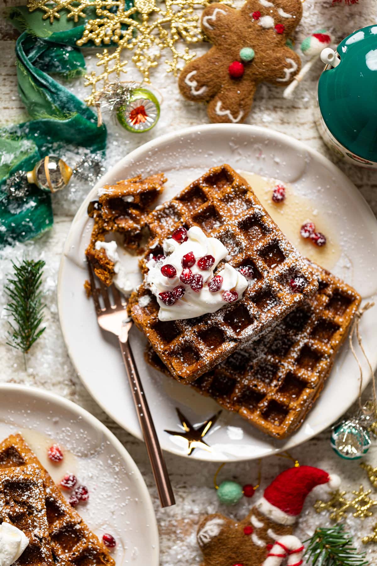 Gingerbread Waffles: Sweet Christmas Breakfast Recipe