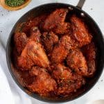 Baked Skillet Buffalo Wings