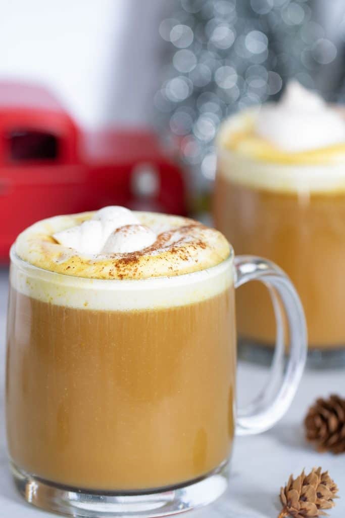 Vegan Chai Tea Latte with Turmeric