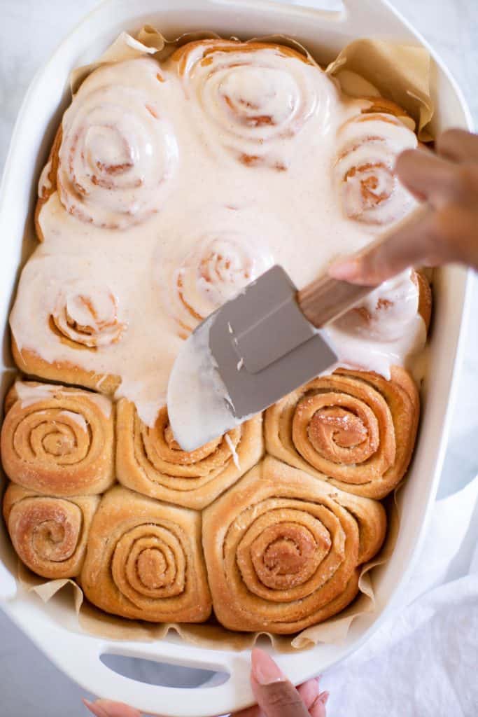 Vegan Chai Tea Latte Cinnamon Rolls