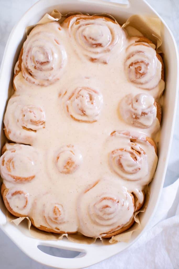 Vegan Chai Tea Latte Cinnamon Rolls
