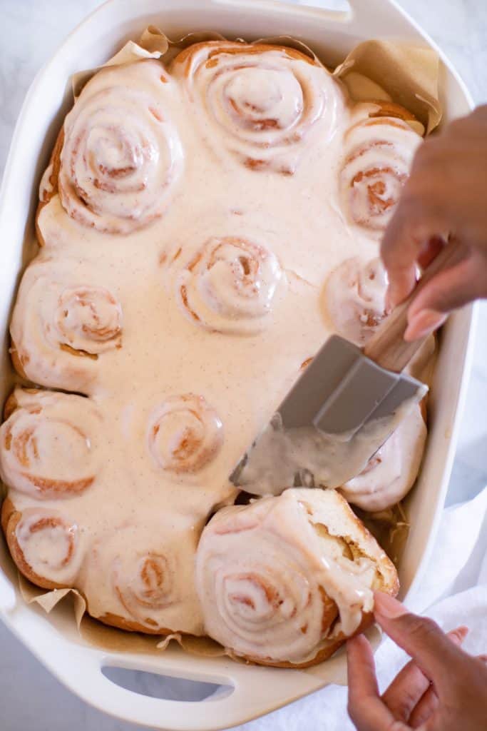 Vegan Chai Tea Latte Cinnamon Rolls