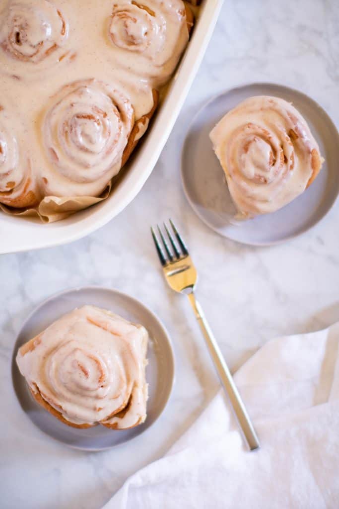 Vegan Chai Tea Latte Cinnamon Rolls