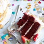 Classic Red Velvet Cake + Cream Cheese Frosting