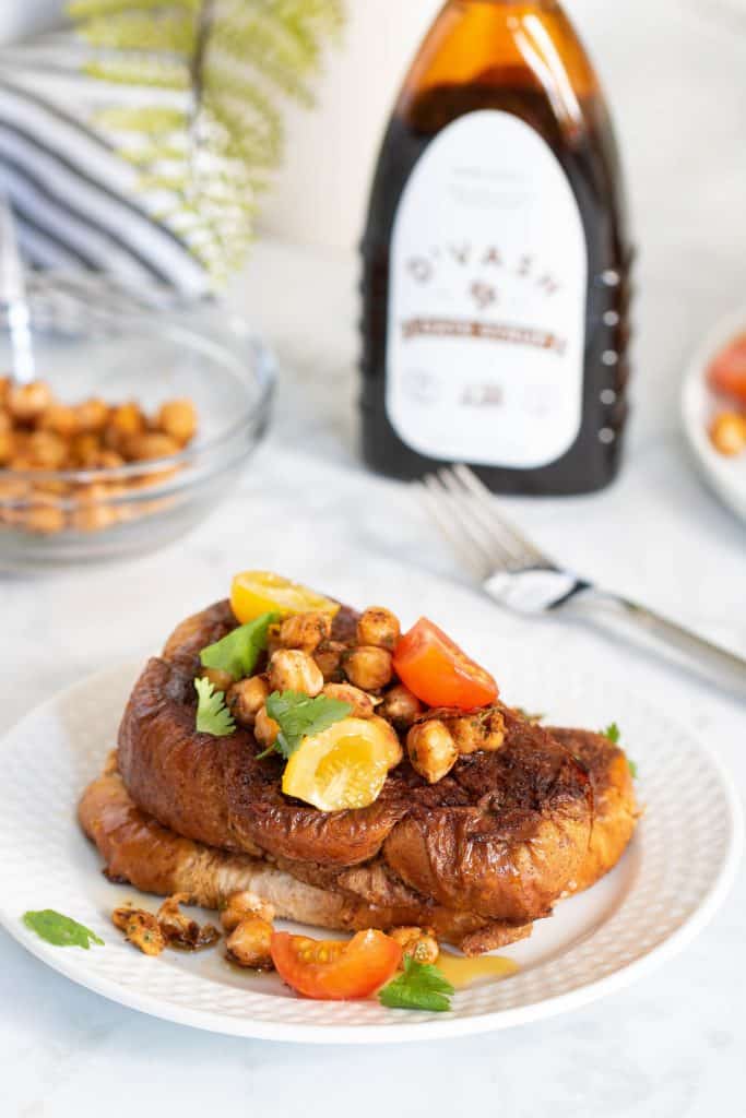 Savory Cinnamon French Toast + Cajun Chickpea