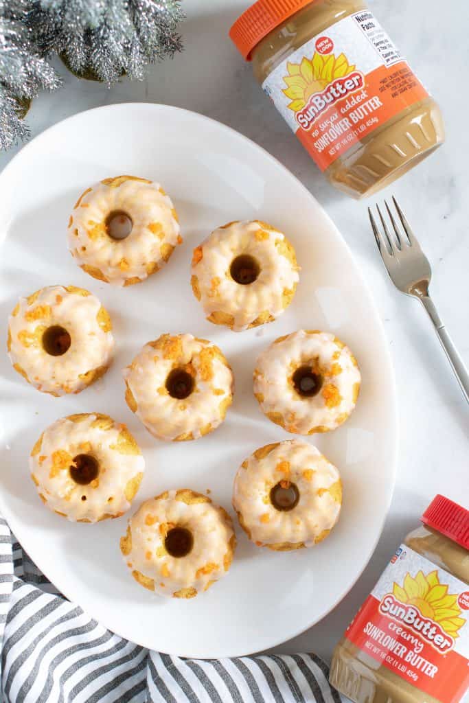 Mini Carrot SunButter Bundt Cakes