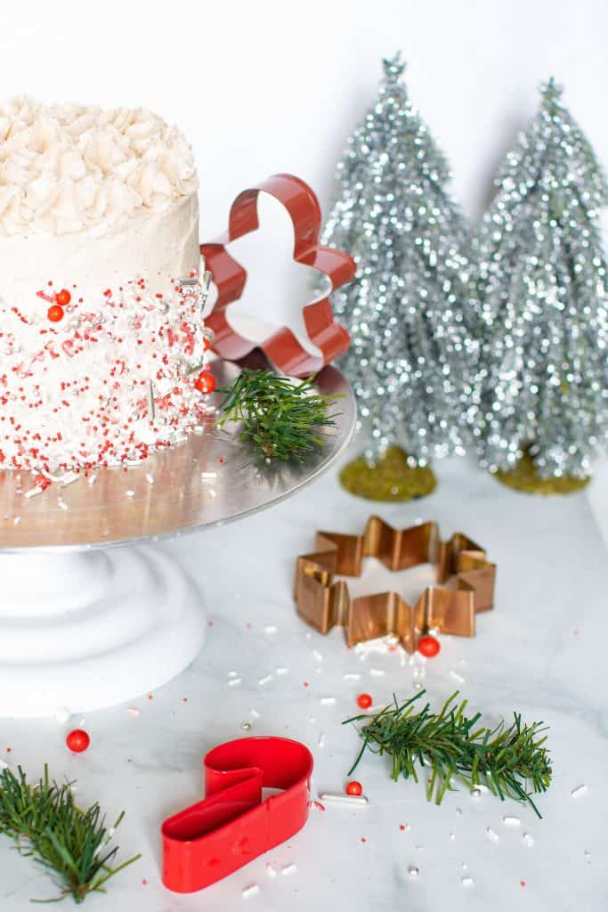 Vegan Gingerbread Cake + Chai Buttercream