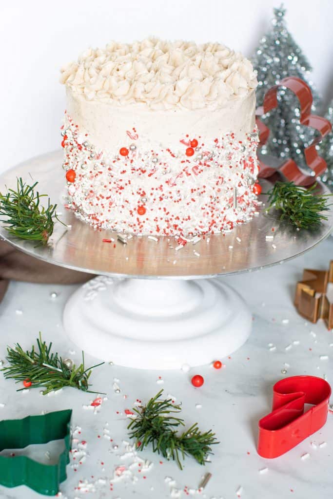 Vegan Gingerbread Cake + Chai Buttercream