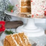 Vegan Gingerbread Cake + Chai Buttercream