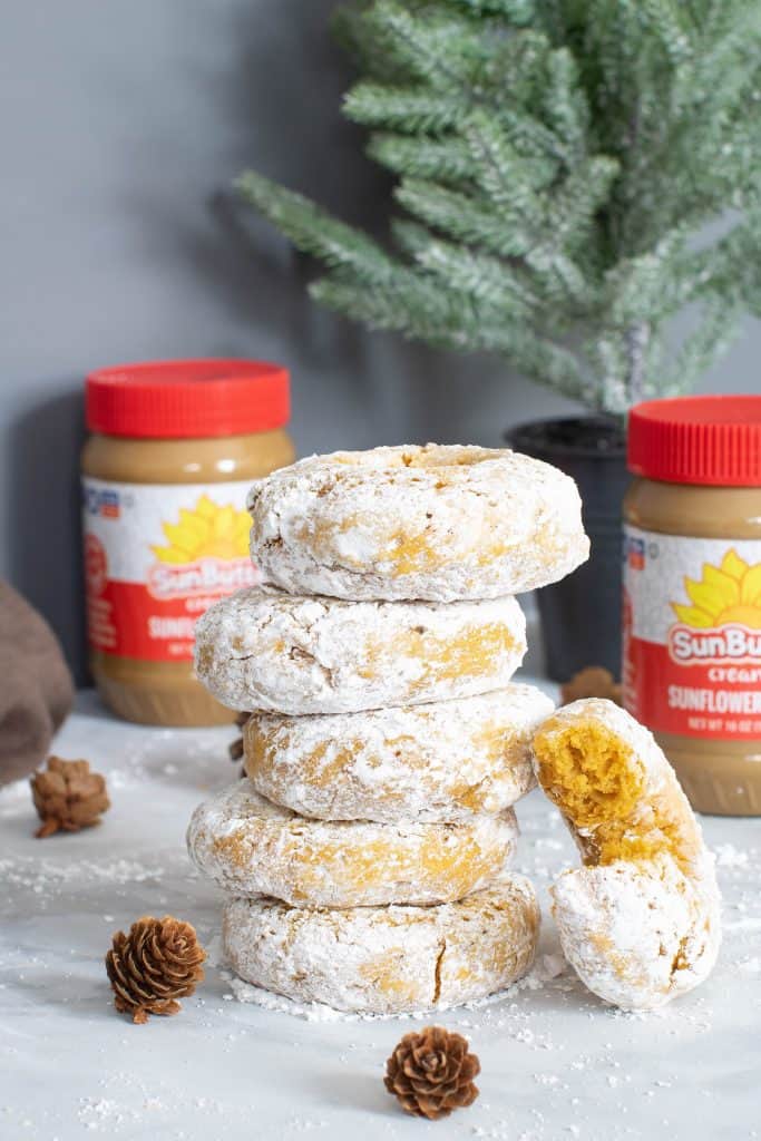 Easy Baked Pumpkin Sunflower Butter Donuts
