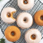 Vegan Gingerbread Donuts + Chai Glaze