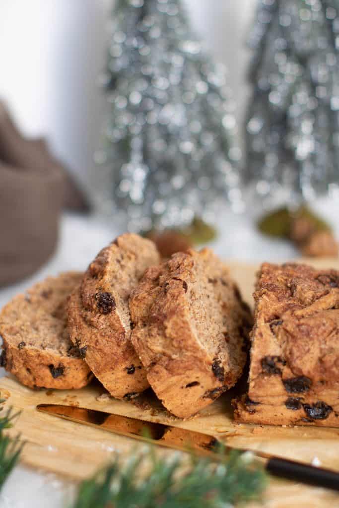 Vegan Homemade Cinnamon Raisin Bread