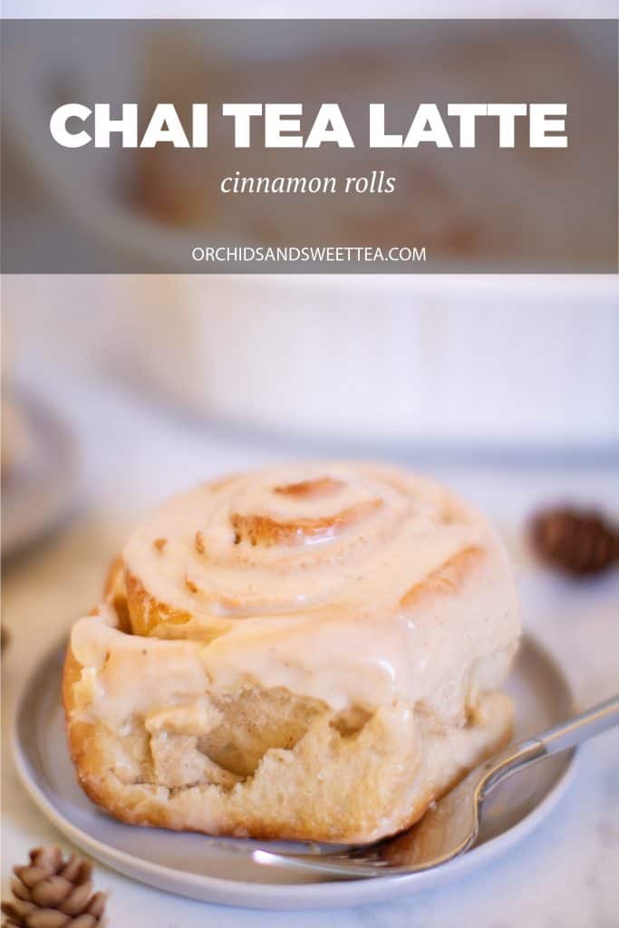 Vegan Chai Tea Latte Cinnamon Rolls