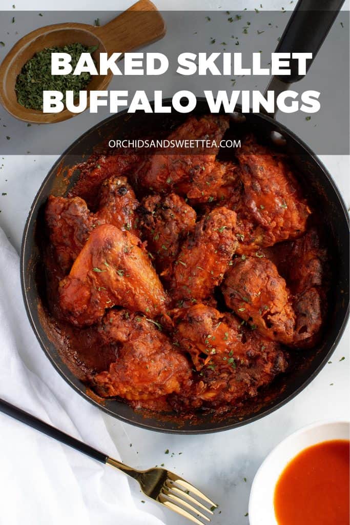 Baked Skillet Buffalo Wings