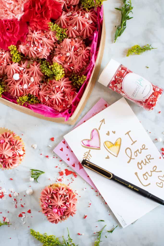 Valentin's Day Lemon Cupcakes