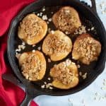 Vegan Baked Cinnamon Caramel Apples