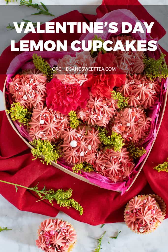 Valentin's Day Lemon Cupcakes