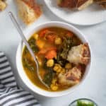 Vegan Tuscan Kale Chickpea Soup
