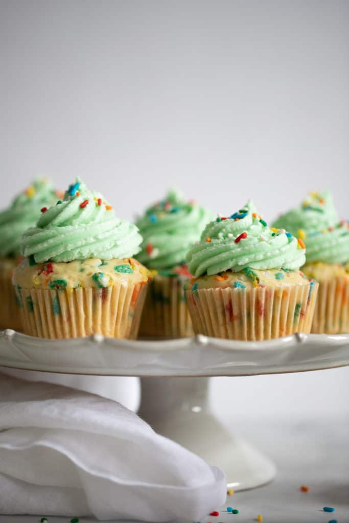 Homemade Vegan Funfetti Sprinkles Cupcakes