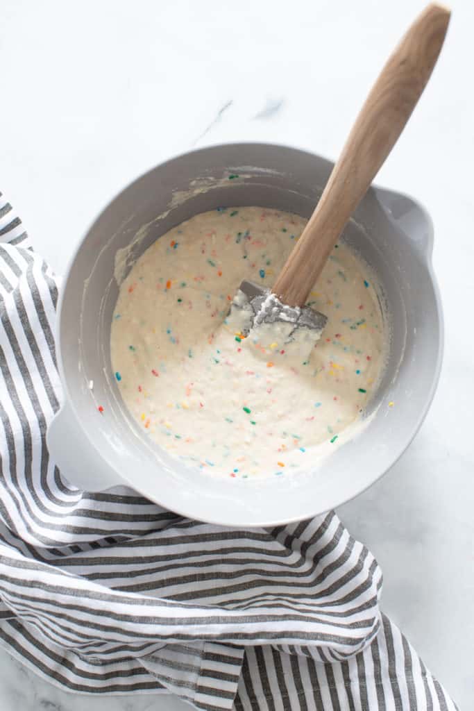 Quick + Easy Funfetti Vegan Pancakes