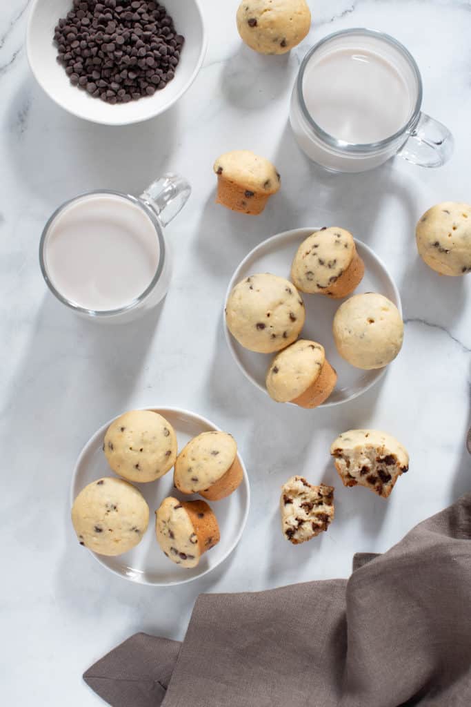 Mini Chocolate Chip + Chia Seed Energy Muffins