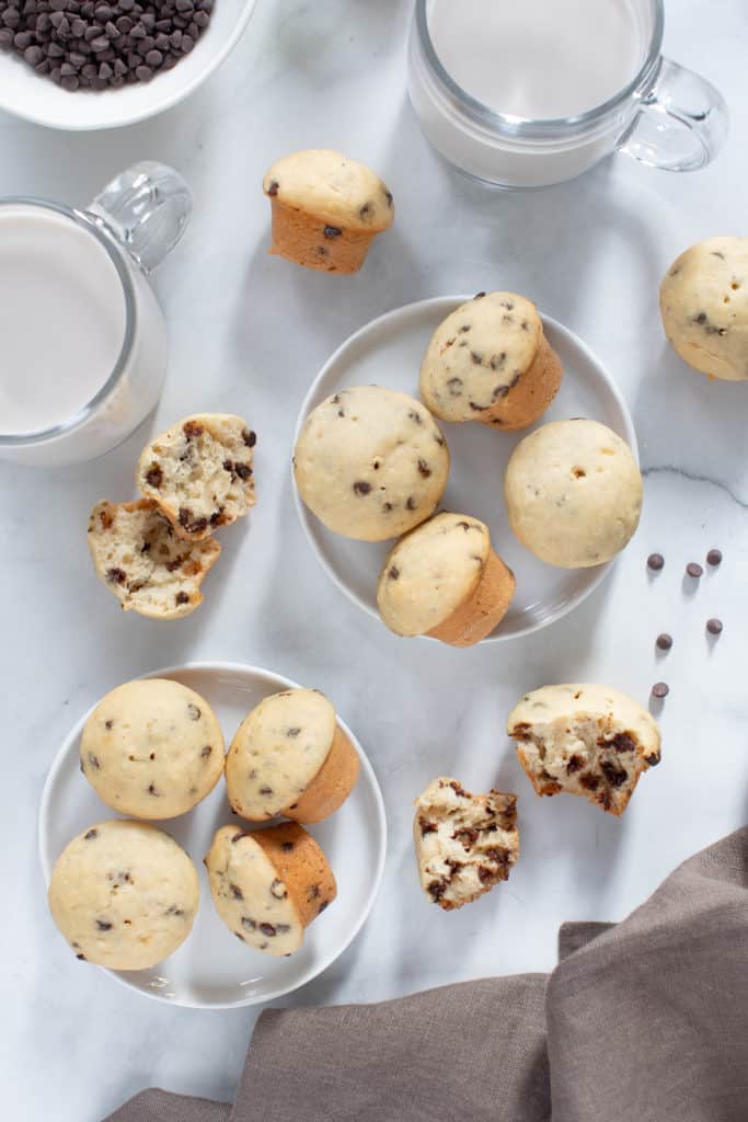Mini Chocolate Chip + Chia Seed Energy Muffins