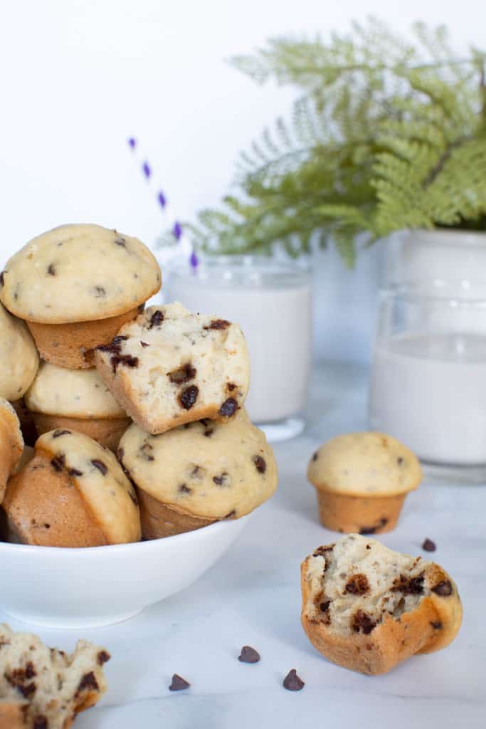 Mini Chocolate Chip + Chia Seed Energy Muffins