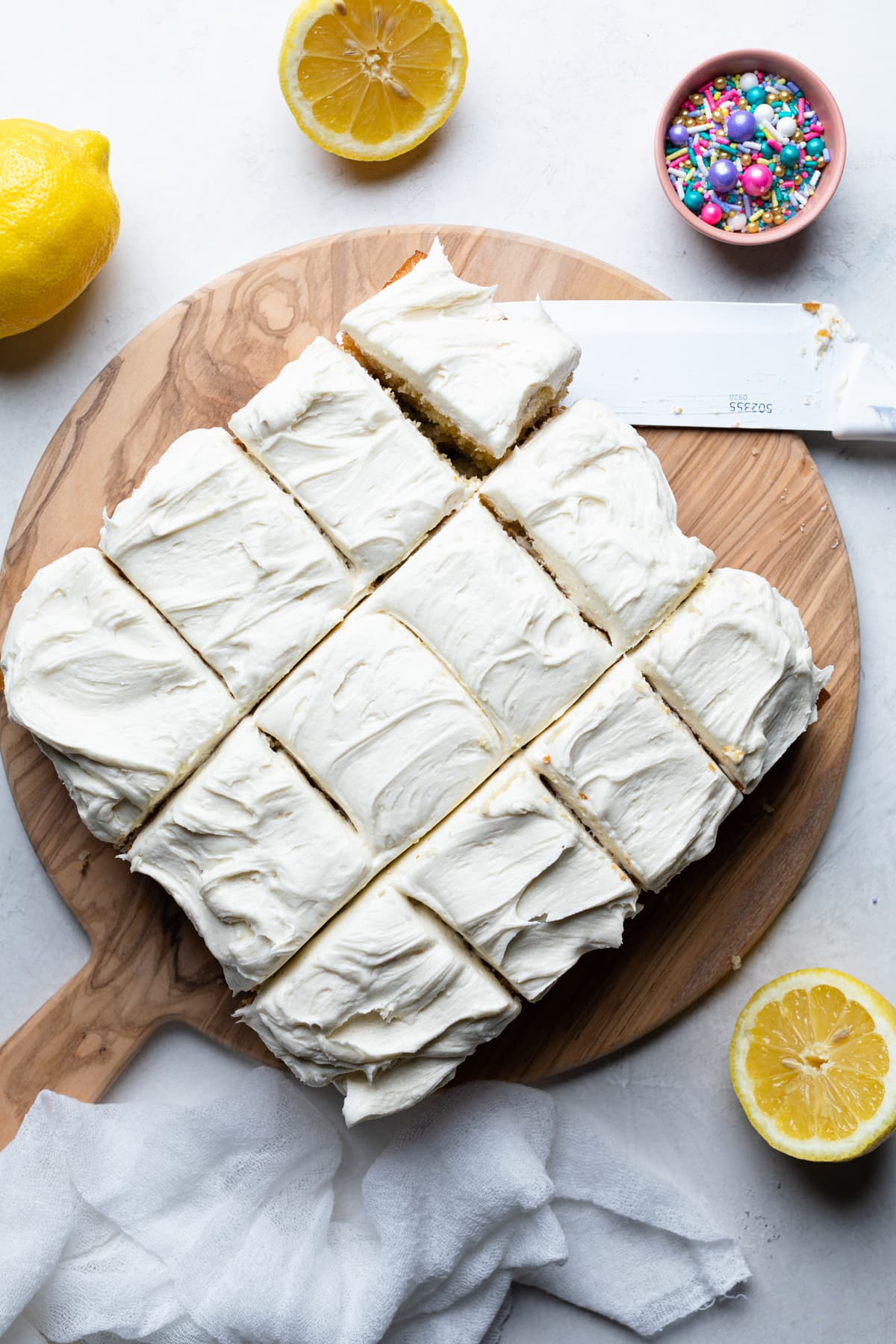Perfect One-Bowl Lemon Birthday Sheet Cake