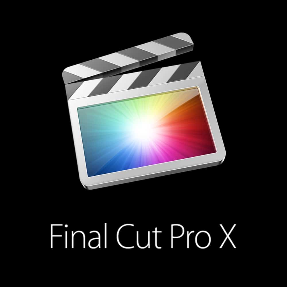 Logo with text \"Final Cut Pro X.\"