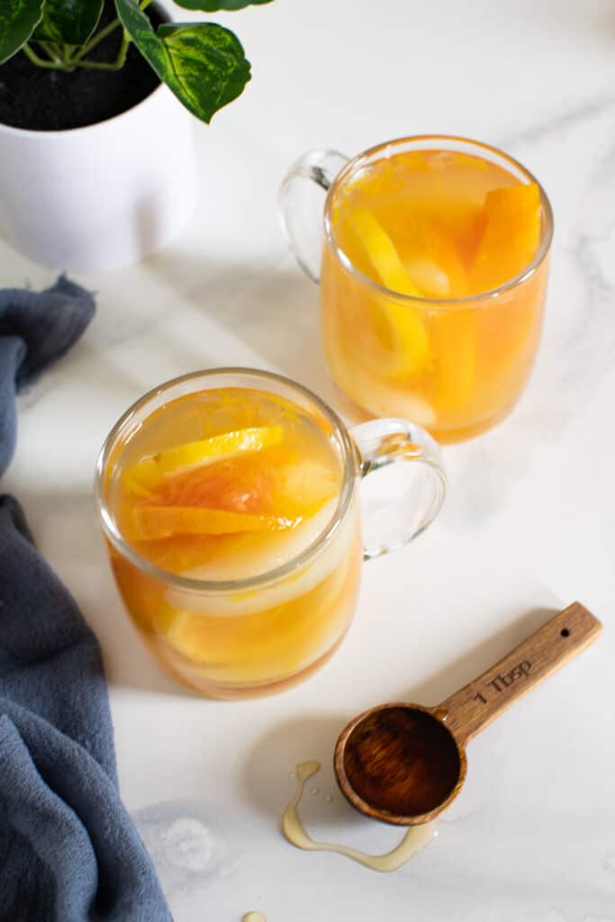 Healthy Citrus Pear Ginger Detox Tea