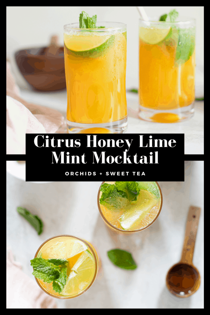 Citrus Honey Lime Mint Mocktail