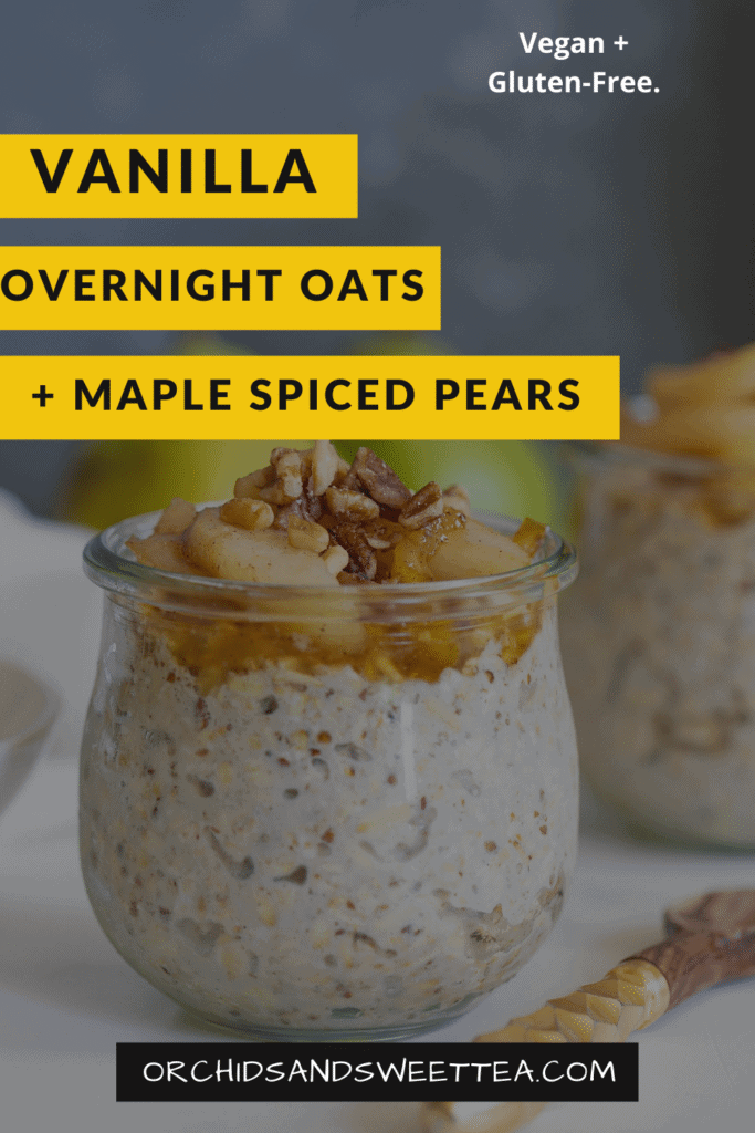 Spiced Pear Overnight Oats - Inspiralized