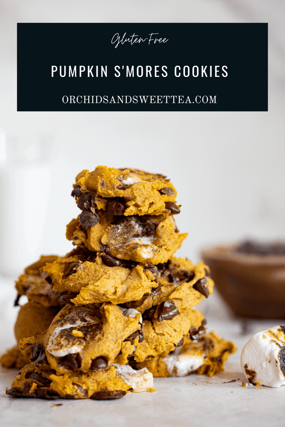 Gluten-Free Pumpkin S'Mores Cookies