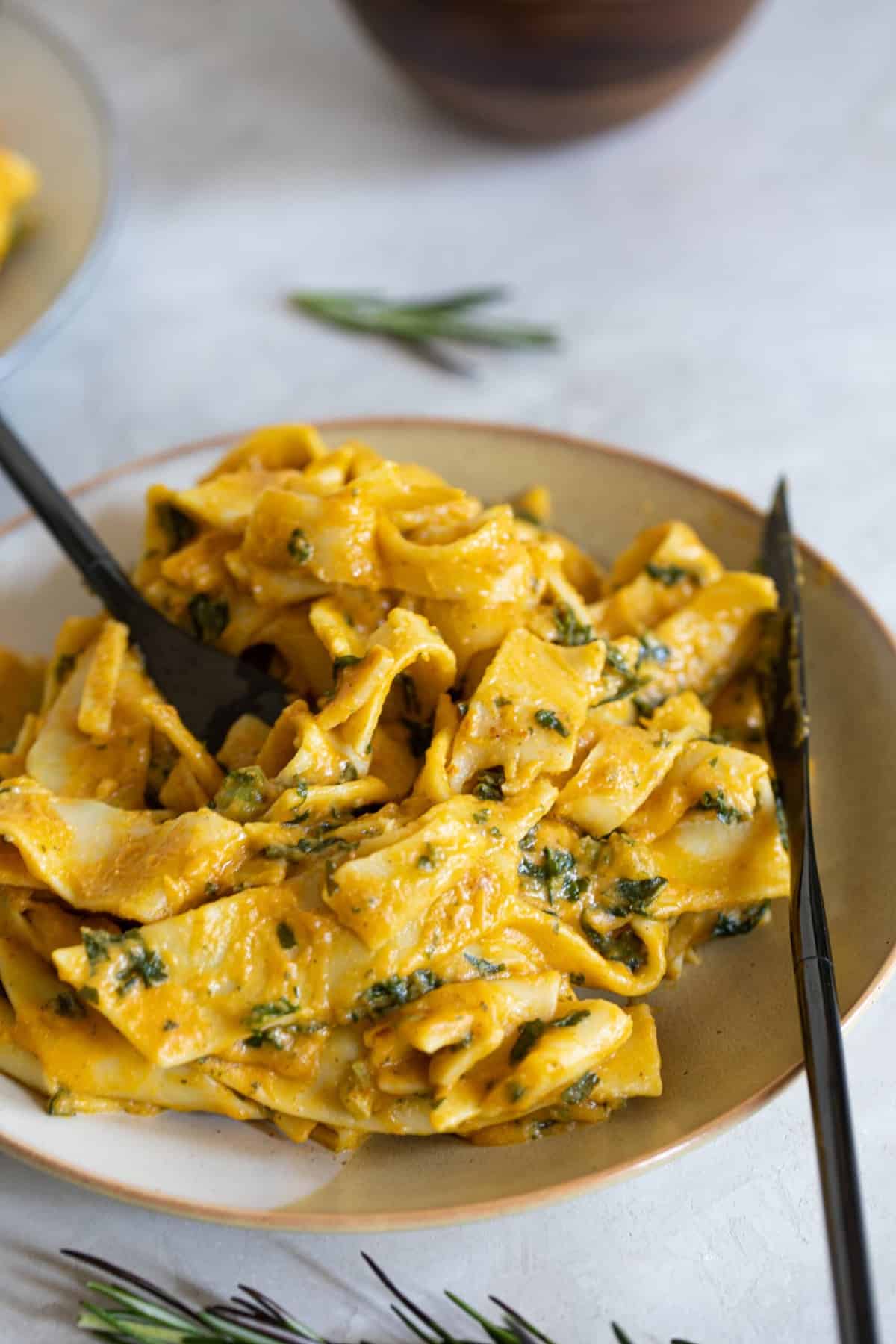 One-Pot Cajun Pumpkin Alfredo Pasta
