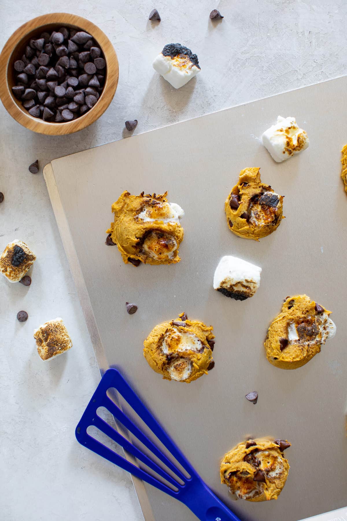 Gluten-Free Pumpkin S'Mores Cookies