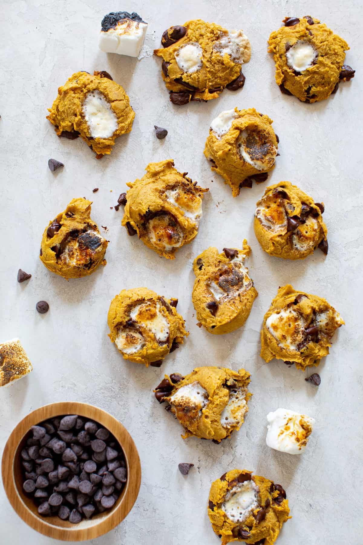 Gluten-Free Pumpkin S'Mores Cookies