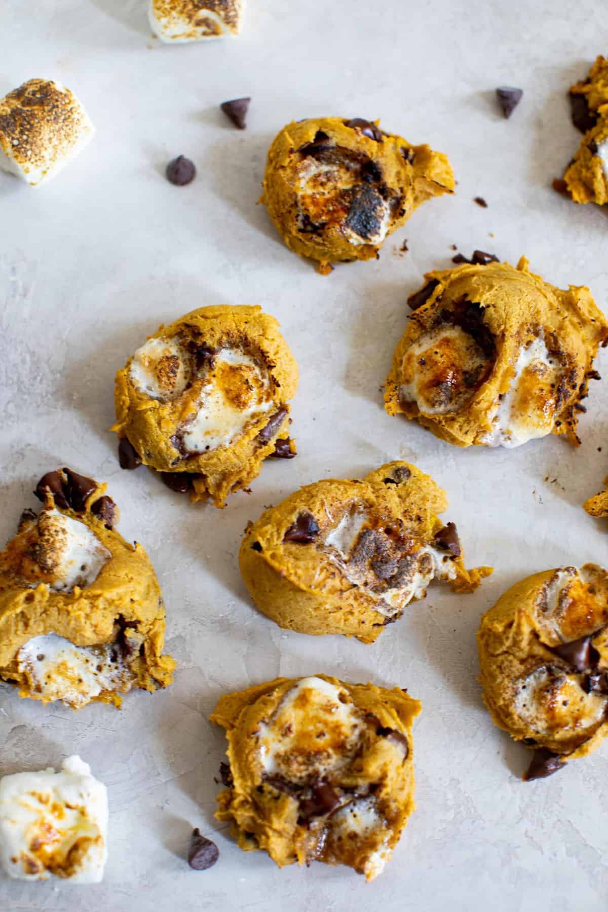 Gluten-Free Pumpkin S'Mores Cookies