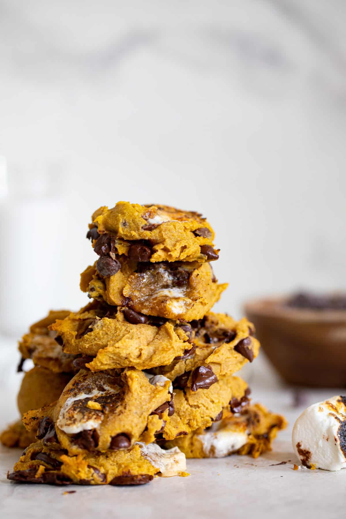 Gluten-Free Pumpkin S'Mores Cookies