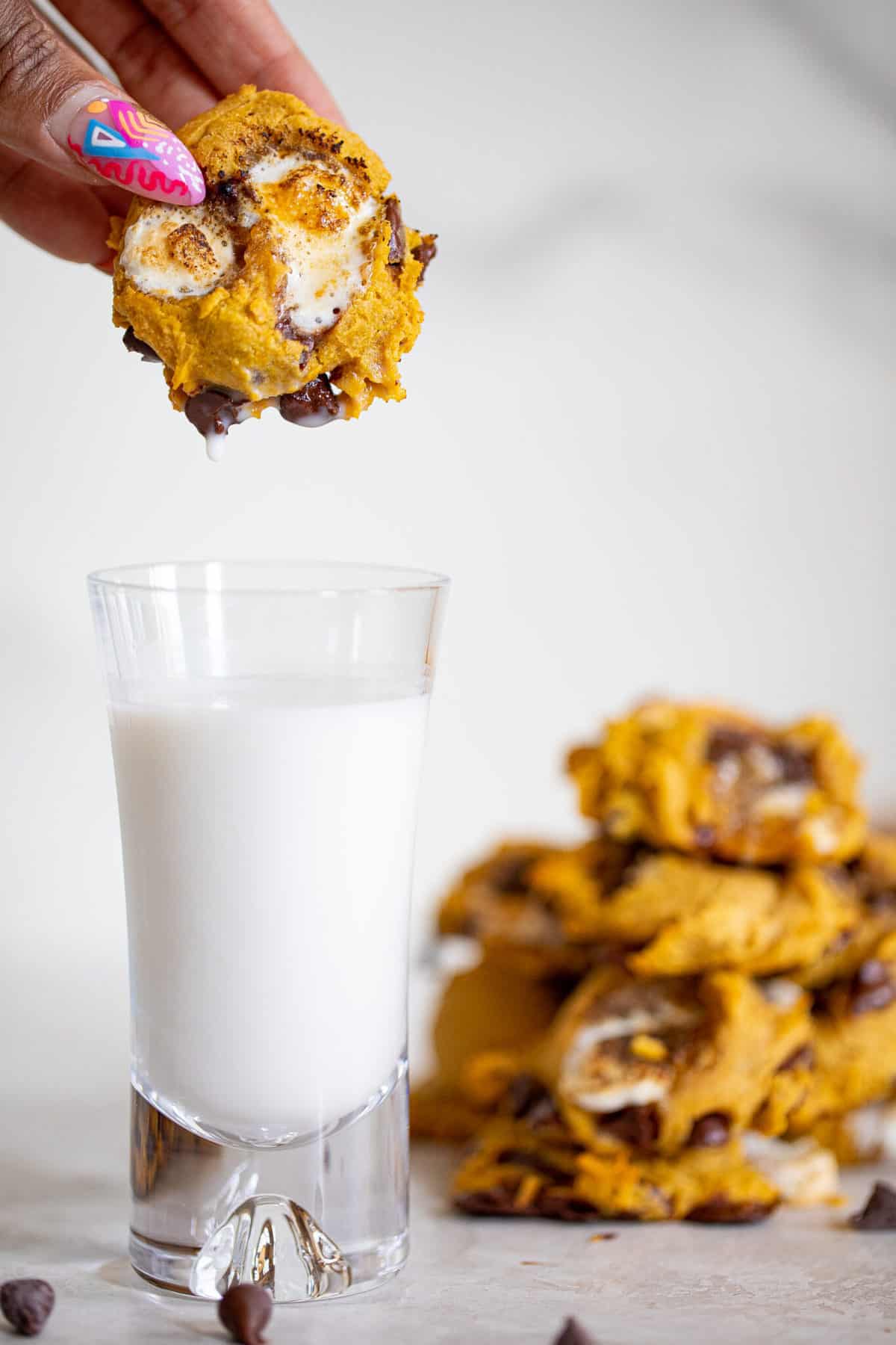 Gluten-Free Pumpkin S'Mores Cookies