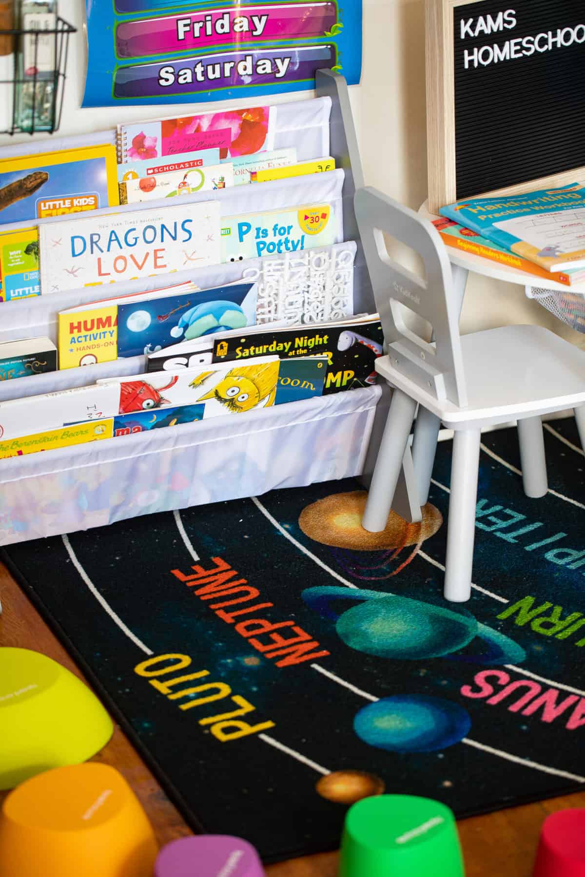 DIY Homeschool Room Ideas For a Small Space
