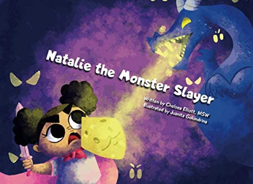 Cover for the book Natalie the Monster Slayer by Chelsea Elliott.