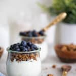 Blueberry Granola Yogurt Breakfast Parfait