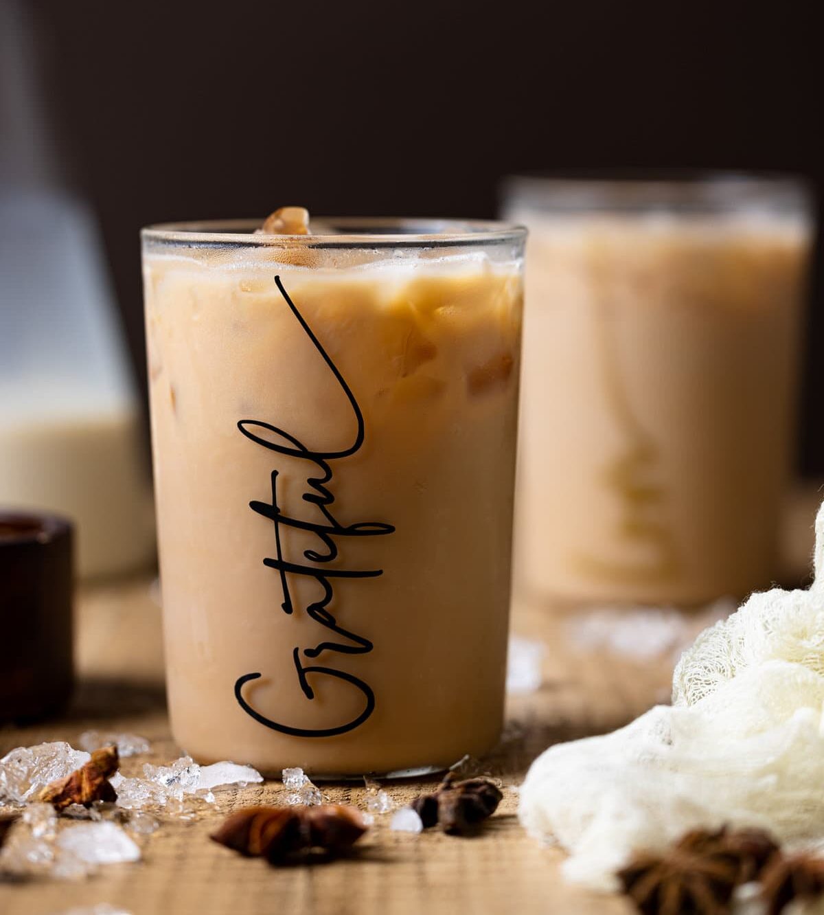 Iced Chai Tea Latte (Vegan) | Orchids + Sweet Tea