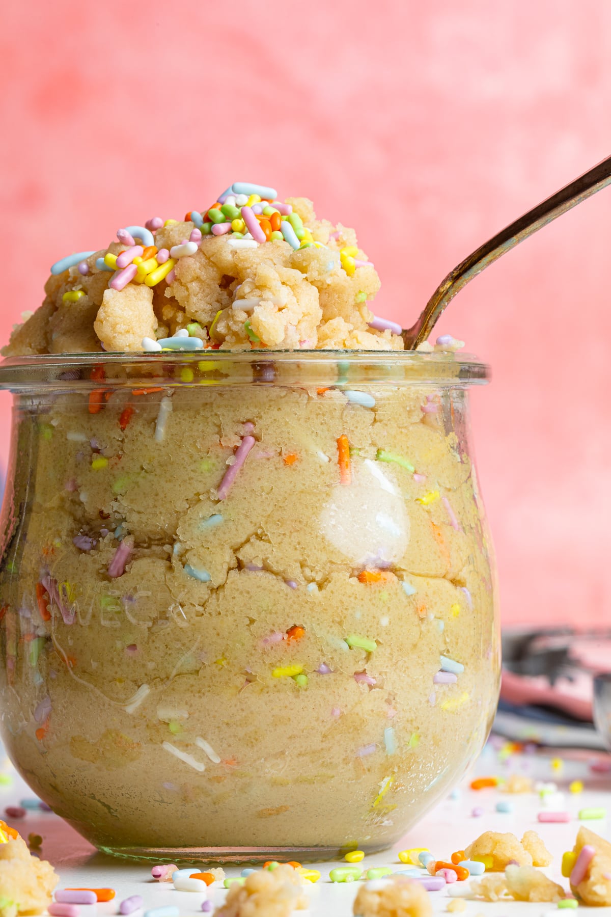 Edible Vegan Funfetti Cookie Dough
