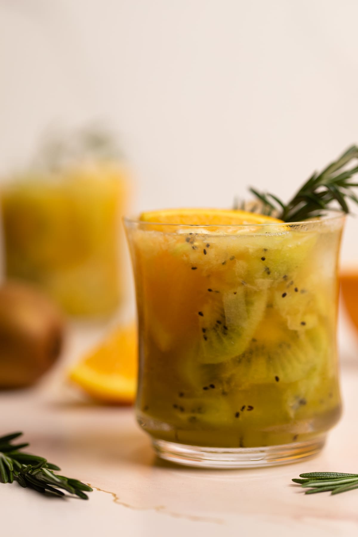 Orange Kiwi Ginger Mocktail