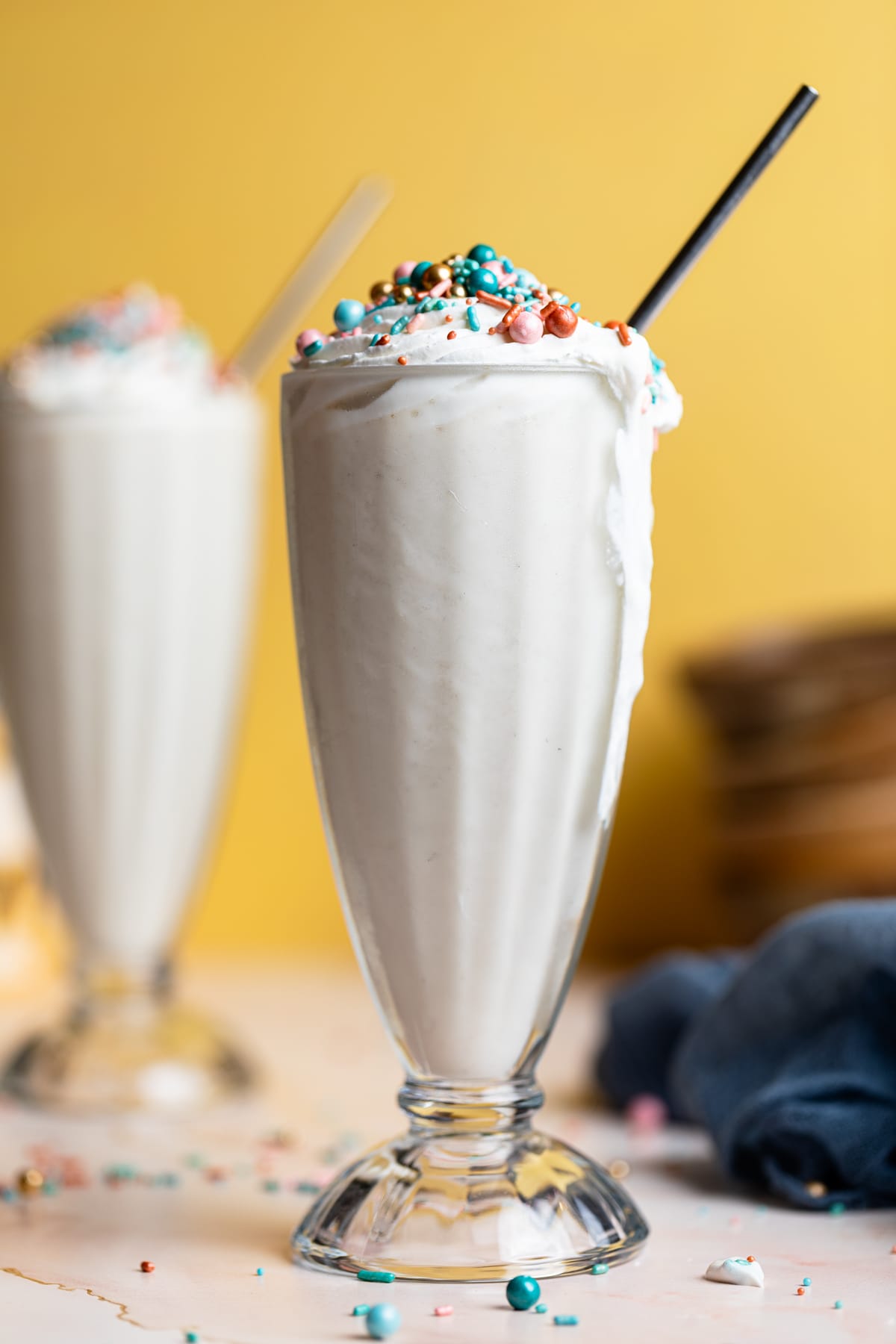 Dairy-Free Vanilla Funfetti Milkshake