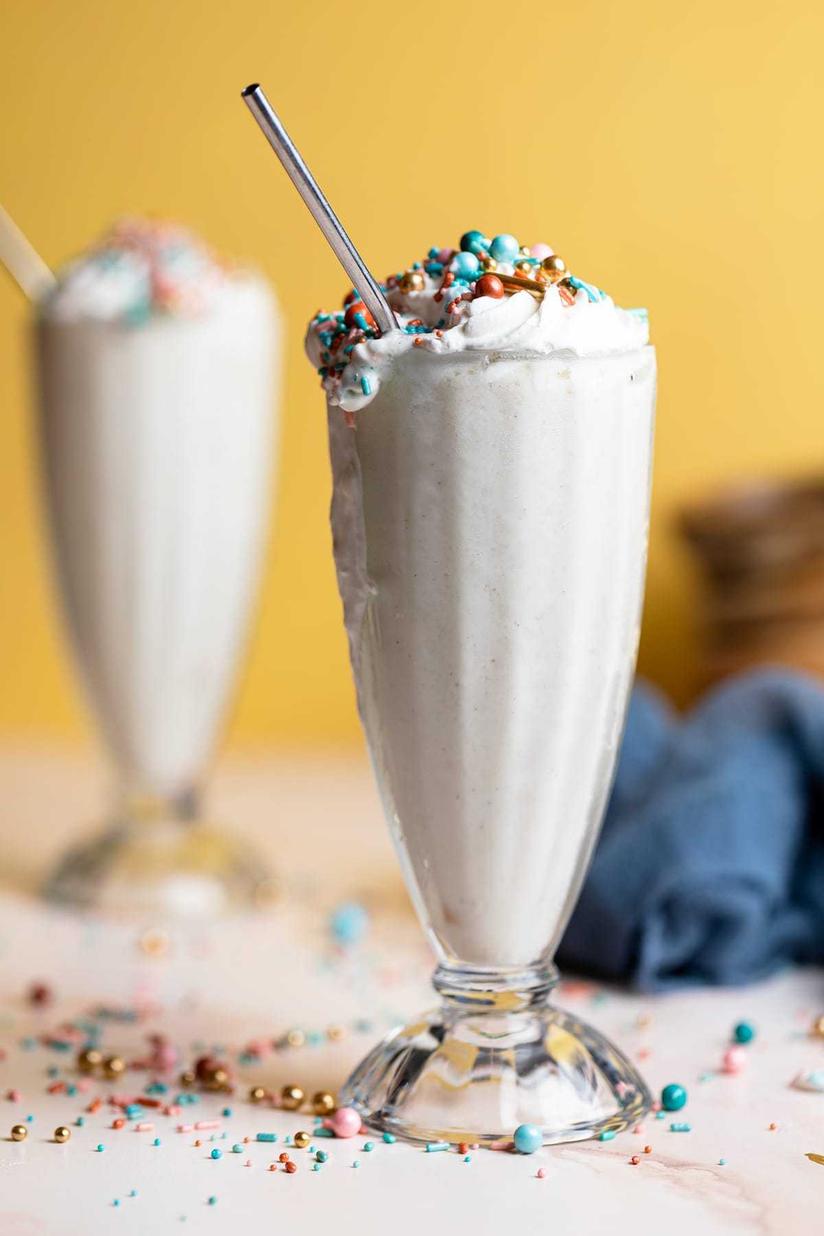 Dairy-Free Vanilla Funfetti Milkshake | Simple Healthy Recipes, Complex ...