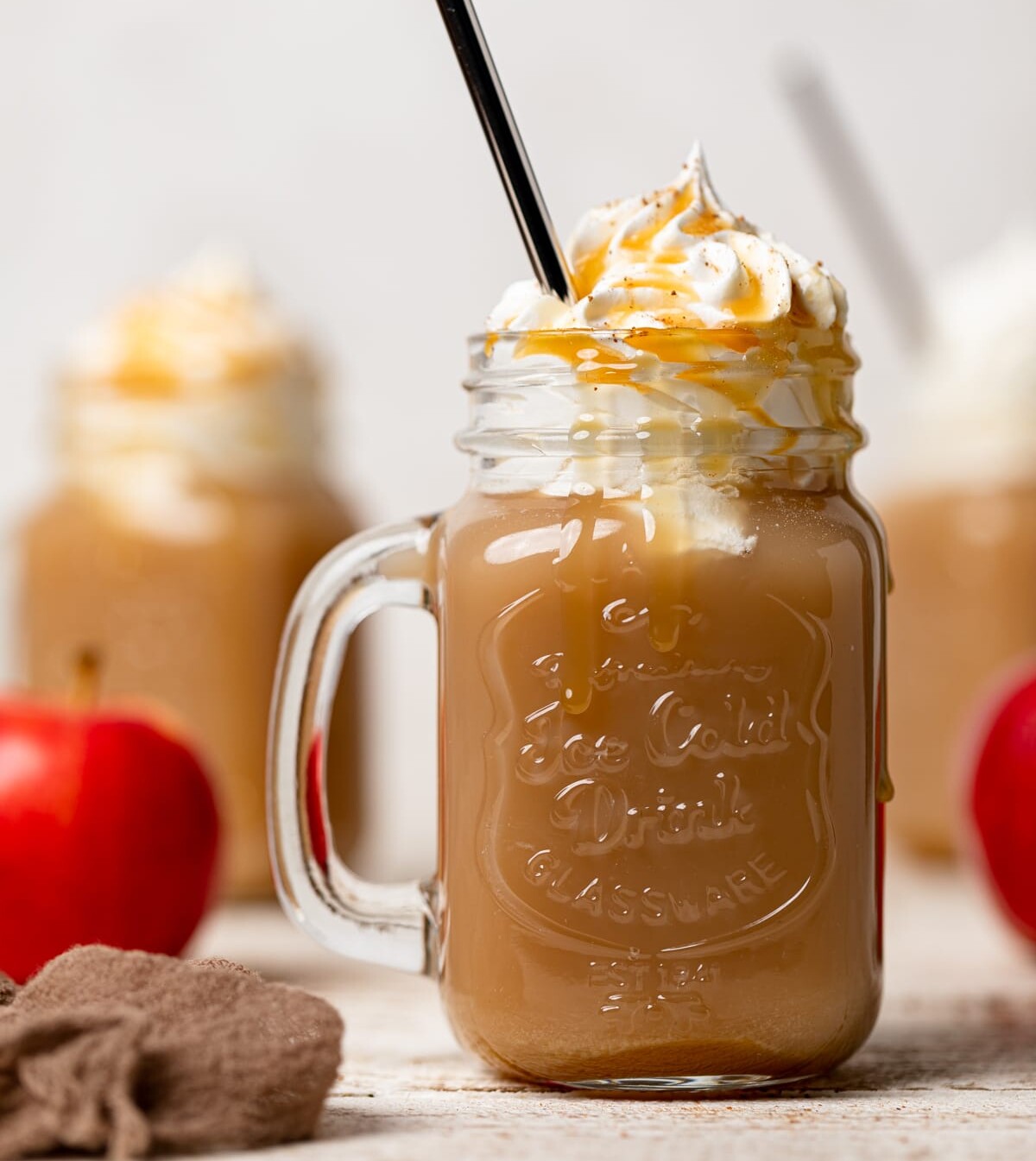 Caramel Apple Cider Drink