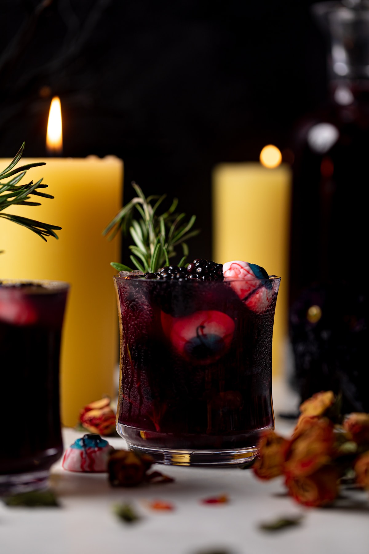 Hocus Pocus Blueberry Blackberry Mocktail