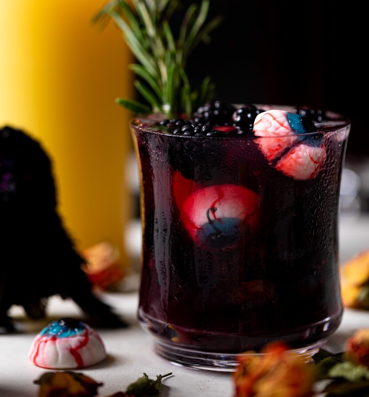 Hocus Pocus Blueberry Blackberry Mocktail